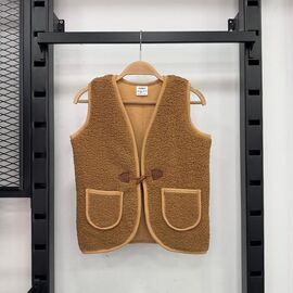 Фотография Жилетка детская на девочку EK65 brown р.1-6 "Emir kids" недорого оптом от прямого поставщика
