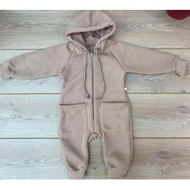 Фотография Комбинезон детский тёплый на мальчика EK8 beige р.86-98 "Emir kids" недорого оптом от прямого поставщика