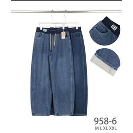 Фотография Джинсы утеплённые женские 958-6 mix р.M-2XL "Hoan" недорого оптом от прямого поставщика