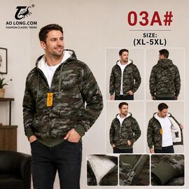 Кофта спортивна чоловіча 03A green р.XL-5XL "Hoan" недорого оптом від прямого постачальника