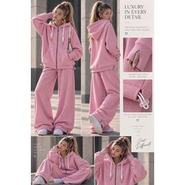Фотография Костюм детский спортивный тёплый на девочку KR1020 pink р.32-42 "Karolina" недорого оптом от прямого поставщика