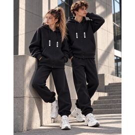 Фотография Костюм детский спортивный тёплый унисекс KR926 black р.34-42 "Karolina" недорого оптом от прямого поставщика