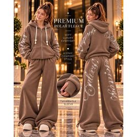 Фотография Костюм детский спортивный тёплый на девочку KR937 beige р.32-42 "Karolina" недорого оптом от прямого поставщика