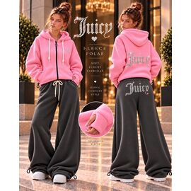 Фотография Кофта детская спортивная тёплая на девочку KR947 grey р.32-42 "Karolina" недорого оптом от прямого поставщика
