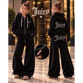 Фотография Кофта детская спортивная тёплая на девочку KR948 black р.32-42 "Karolina" недорого оптом от прямого поставщика