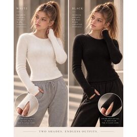 Фотография Свитер детский на девочку KR991 white р.32-42 "Karolina" недорого оптом от прямого поставщика