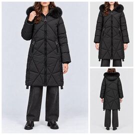 Куртка жіноча зимова 205 black р.M-3XL "Seven Group" недорого оптом від прямого постачальника