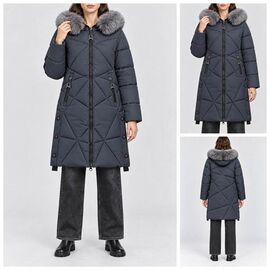 Куртка жіноча зимова 205 grey р.M-3XL "Seven Group" недорого оптом від прямого постачальника