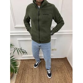 Фотография Кофта спортивная мужская 556 khaki р.42-56 "Alisa Brand" недорого оптом от прямого поставщика