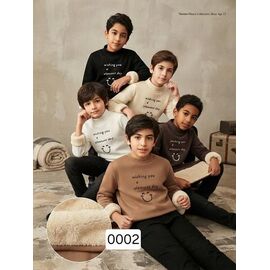 Фотография Свитер детский на мальчика 0002 l.beige р.9-12 "Фунтик" недорого оптом от прямого поставщика