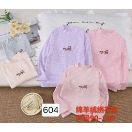 Фотография Свитер детский на девочку 604 lilac р.2-6 "Фунтик" недорого оптом от прямого поставщика