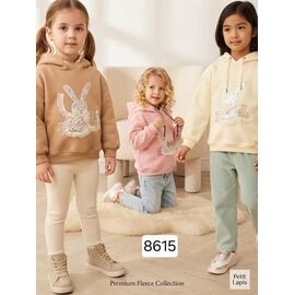 Фотография Батник детский тёплый на девочку 8615 d.beige р.2-6 "Фунтик" недорого оптом от прямого поставщика