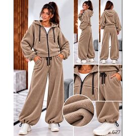 Фотография Костюм спортивный женский 627 beige р.40-54 "DORA" недорого оптом от прямого поставщика