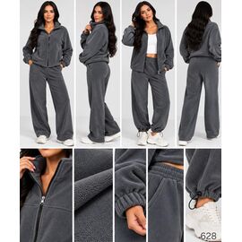 Фотография Костюм спортивный женский 628 grey р.42-56 "DORA" недорого оптом от прямого поставщика