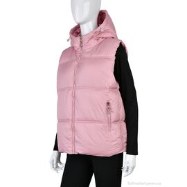 Фотография Жилетка женская Весна/осень 4603-28238 pink (5 шт. р.сетка S-2XL) "Мир" недорого оптом от прямого поставщика