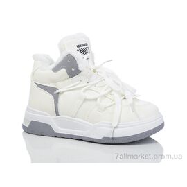 Кросівки жіночі модні Зима XXF03-M23 white (8 пар р.36-41) "Xifa" недорого оптом від прямого постачальника