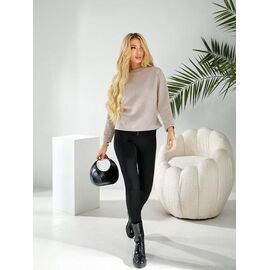 Фотография Свитер женский 701 beige р.42-52 "DORA" недорого оптом от прямого поставщика