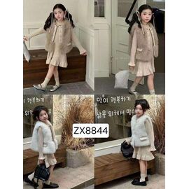 Фотография Костюм детский на девочку 8844 grey р.5-9 "Фунтик" недорого оптом от прямого поставщика