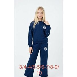 Фотография Костюм детский на девочку EK26 navy р.3-10 "Emir kids" недорого оптом от прямого поставщика