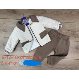 Фотография Костюм детский на мальчика EK116 beige р.0.9-2 "Emir kids" недорого оптом от прямого поставщика