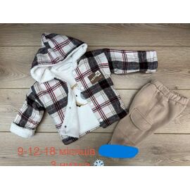 Фотография Костюм детский на мальчика EK110 beige р.0.9-1.6 "Emir kids" недорого оптом от прямого поставщика