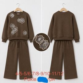 Фотография Костюм детский на девочку EK39 brown р.4-12 "Emir kids" недорого оптом от прямого поставщика