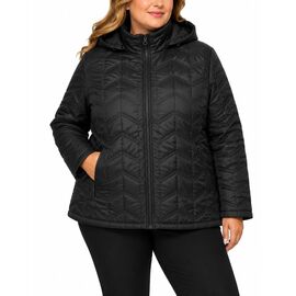 Фотография Куртка женская демисезонная 6610 black р.3XL-7XL "Obuv OK2" недорого оптом от прямого поставщика