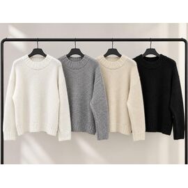 Фотография Свитер женский 2612 l.beige р.M-XL "X-Ray" недорого оптом от прямого поставщика