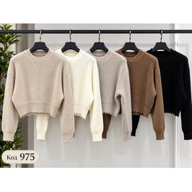 Фотография Свитер женский 975 milk р.M-XL "X-Ray" недорого оптом от прямого поставщика