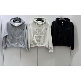 Фотография Кофта спортивная женская тёплая 9889 l.grey р.M-XL "X-Ray" недорого оптом от прямого поставщика