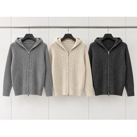Фотография Кофта женская тёплая 9943 l.grey р.M-XL "X-Ray" недорого оптом от прямого поставщика