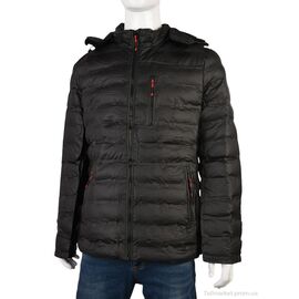 Фотография Куртка мужская Весна/осень 4614-5817 black (5 шт. р.сетка 48-56) "Мир" недорого оптом от прямого поставщика