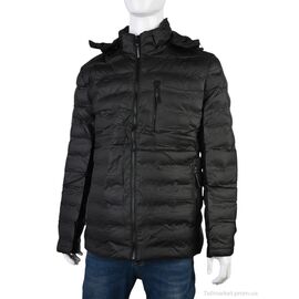 Фотография Куртка мужская Весна/осень 4614-5832 black (5 шт. р.сетка 48-56) "Мир" недорого оптом от прямого поставщика