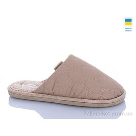 Тапки жіночі для будинку Зима 7201 бежевий (8 пар р.36-41) "DeMur" недорого оптом від прямого постачальника