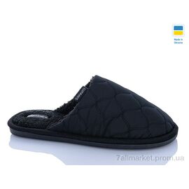 Тапки жіночі для будинку Зима 7201 чорний (8 пар р.36-41) "DeMur" недорого оптом від прямого постачальника