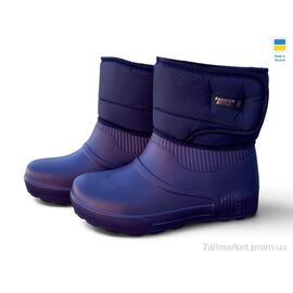 Чоботи з піни жіночі Зима E543 синій (8 пар р.37-41) "Rai shoes" недорого оптом від прямого постачальника