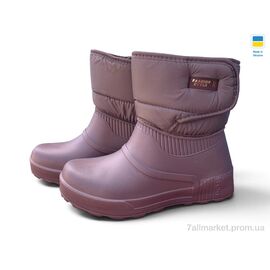 Фотография Сапоги из пены женские зима E543 мокко (8 пар р.37-41) "Rai shoes" недорого оптом от прямого поставщика