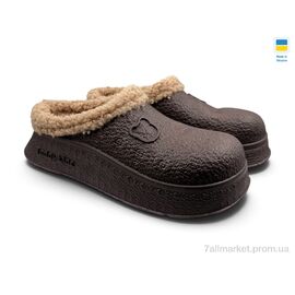 Фотография Сабо для женщин летние зима 606 шоколад (8 пар р.36-41) "Rai shoes" недорого оптом от прямого поставщика