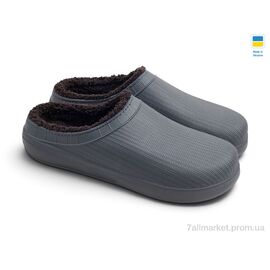 Сабо чоловічі Зима 132 графіт (6 пар р.42-45) "Rai shoes" недорого оптом від прямого постачальника