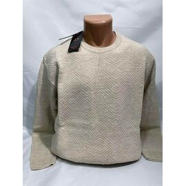 Светр чоловічий SB2390 beige р.L-2XL "Sabihina" недорого оптом від прямого постачальника