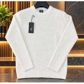 Светр чоловічий DG928 white р.XL-3XL "Dogan" недорого оптом від прямого постачальника