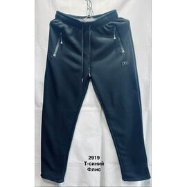 Фотография Штаны спортивные мужские утеплённые 2919 navy р.M-3XL "WELL" недорого оптом от прямого поставщика