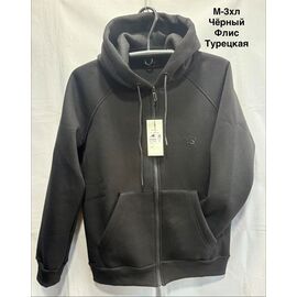 Кофта спортивна чоловіча MH1443 black р.M-3XL "WELL" недорого оптом від прямого постачальника