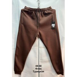 Фотография Штаны спортивные мужские утеплённые MH1452 brown р.48-58 "WELL" недорого оптом от прямого поставщика