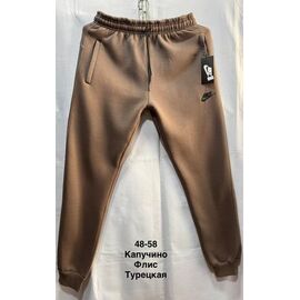 Фотография Штаны спортивные мужские утеплённые MH1473 beige р.48-58 "WELL" недорого оптом от прямого поставщика