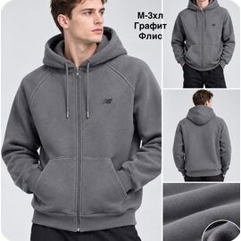 Кофта спортивна чоловіча MH1509 grey р.M-3XL "WELL" недорого оптом від прямого постачальника