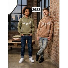 Фотография Худи детский на мальчика 2683-1 khaki р.9-12 "Фунтик" недорого оптом от прямого поставщика