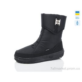 Дутики жіночі утеплені Зима N702-2 чорний (6 пар р.38-42) "Lot Shoes" недорого оптом від прямого постачальника