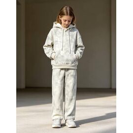 Фотография Костюм детский спортивный тёплый на девочку 5920 grey р.120-170 "Yalisi" недорого оптом от прямого поставщика