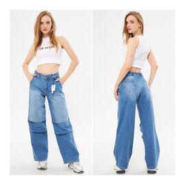 Джинси жіночі 51635 l.blue р.25-30 "i8denim Women" недорого оптом від прямого постачальника